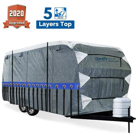Quictent Upgraded Travel Trailer Rv Cover Extra Thick 5 Ply Camper