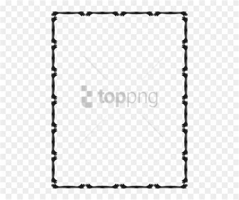 Free Png Download Single Line Borders Clip Art Png Simple Border Line