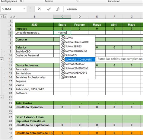 Plantillas En Excel Para Hacer Estados De Resultados Images And The