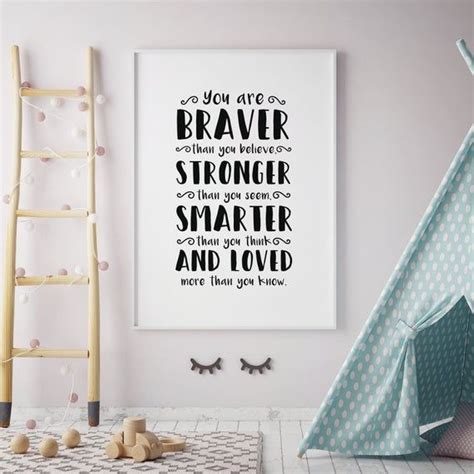 We did not find results for: Winnie The Pooh Quote, You Are Braver Than You Believe... Nursery Decor, Inspirational Quote ...