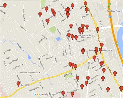 Concord 2015 Halloween Sex Offender Safety Map Concord Nh Patch