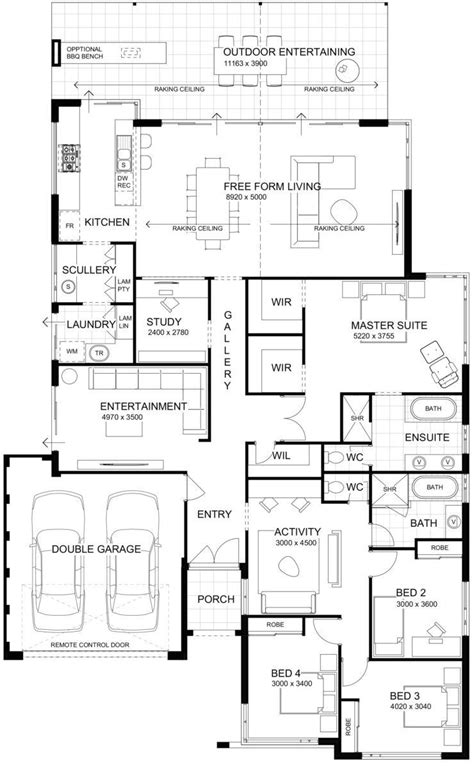 Floor Plan Friday High Ceilings With Perfect Indoor Outdoor Living