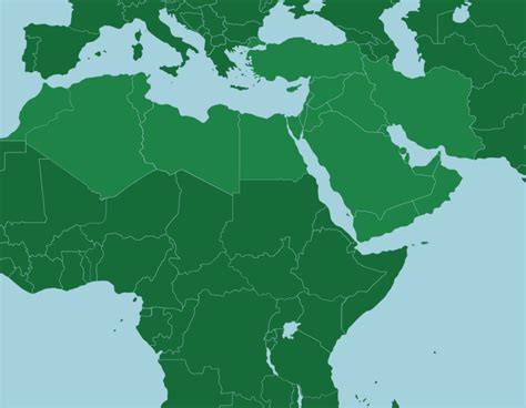The Middle East And North Africa Countries Map Quiz Game