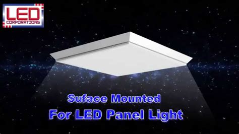 How To Install Surface Mounted Led Panel Light Youtube