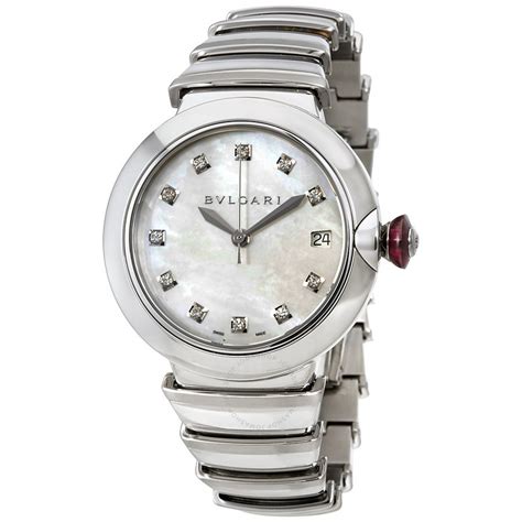 New Bulgari Lucea Stainless Steel Automatic 36mm Mop Dial Watch