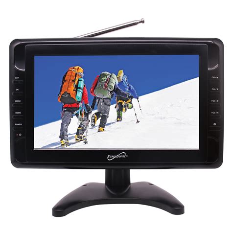 Supersonic 10 In Portable Lcd Television With Built In Digital Tv
