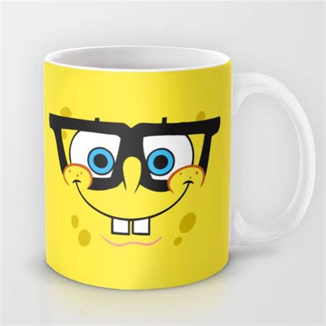 Spongebob Nerd Face Mug By Cute Cute Cute Mugs Disney Mugs Spongebob