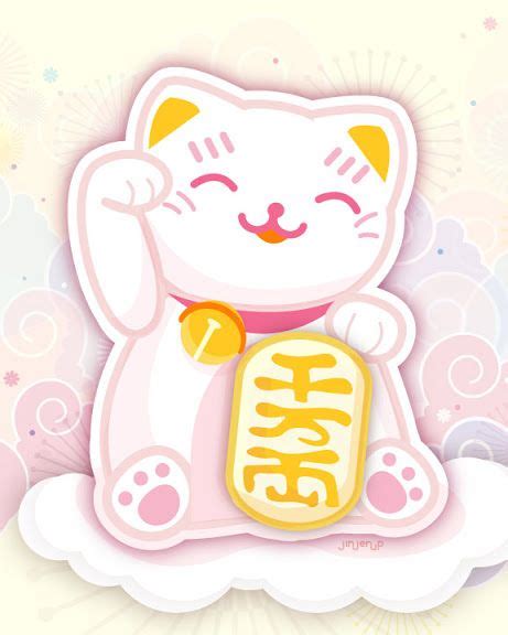 Jinjerup Freebie Manekineko Cute Printable Maneki Neko Lucky Cat