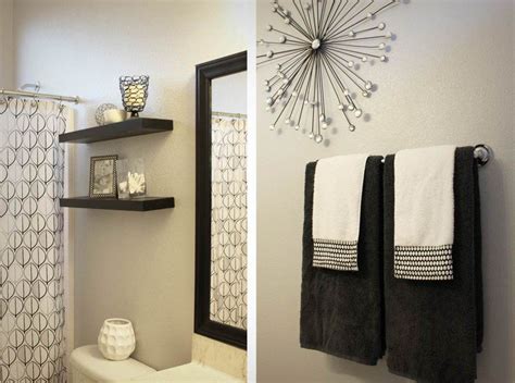 Simple basket towel swinging organization idea. Exclusive DIY Bathroom Towel Decoration Ideas - Live Enhanced