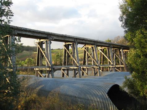 Old Rail Trestle Bridge Between Bruthen And Wiseleigh Flickr Photo