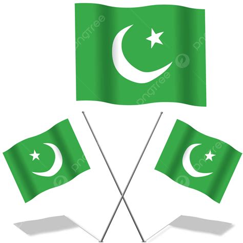 Waving Flag Of Pakistan Country For National Day Free Vector And Png Waving Flag Pakistani