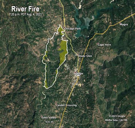 River Fire Burns Thousands Of Acres Near Colfax Calif Interreviewed