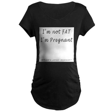 Im Not Fat Im Pregnant Wha Maternity Dark T Shirt Im Not Fat Im Pregnant Wha Maternity T