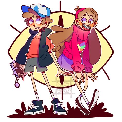 Fanart Gravity Falls Dipper And Mabel Pines By Yoisadrowsy On