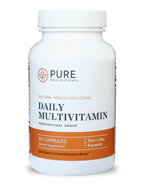 Daily Multivitamin By Pure Prescriptions With L Methylfolate And More