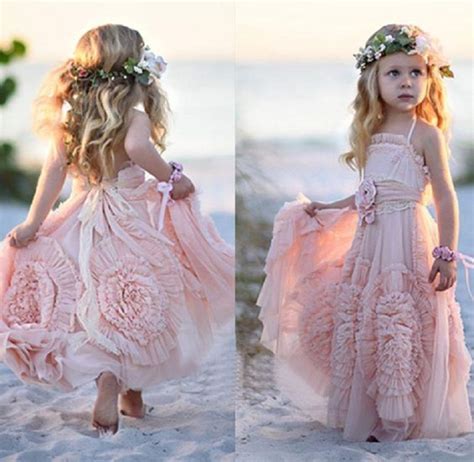 Shop our selection of over 500 beautiful beach wedding dresses perfect for destination weddings. Aliexpress.com : Buy Chiffon Pink Long Halter Beach Flower ...