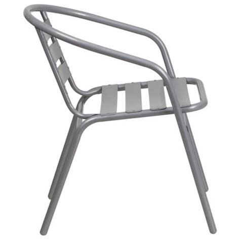 Flash Furniture Chair Waluminum Slatssilver Tlh 017c Gg 1 Bakers