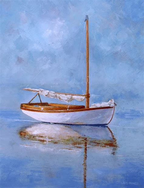 Bote Pintura En Acrilico Boat Painting Sailboat Painting Painting