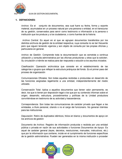 Conclusiones 1 Fundamentos GD 1 DEFINICIONES Archivo Es El