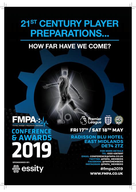 Fmpa Conference And Awards Programme 2019 By Football Medicine