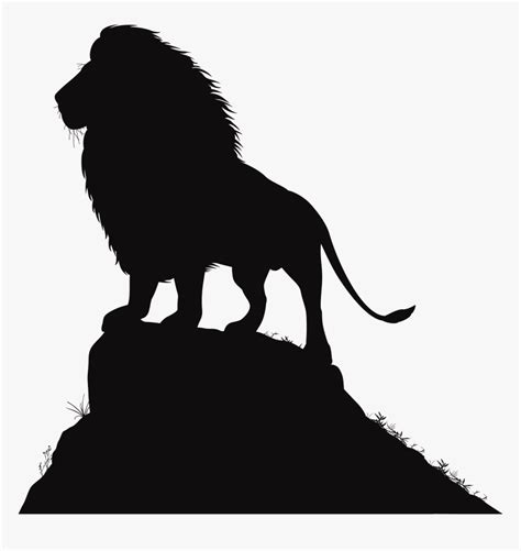Irdesigns Roaring Transparent Lion Silhouette Hd Png Download Kindpng