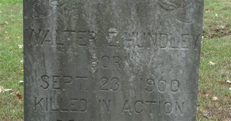 116th Infantry Regiment Roll Of Honor Pvt Walter E Hundley