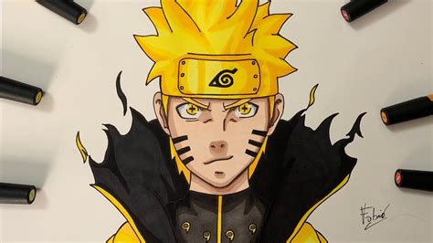 Tutorial Come Disegnare Naruto Naruto Kyuubi Mode Youtube