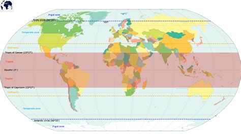 Printable Equator Map Geography Resource Twinkl Countries On The