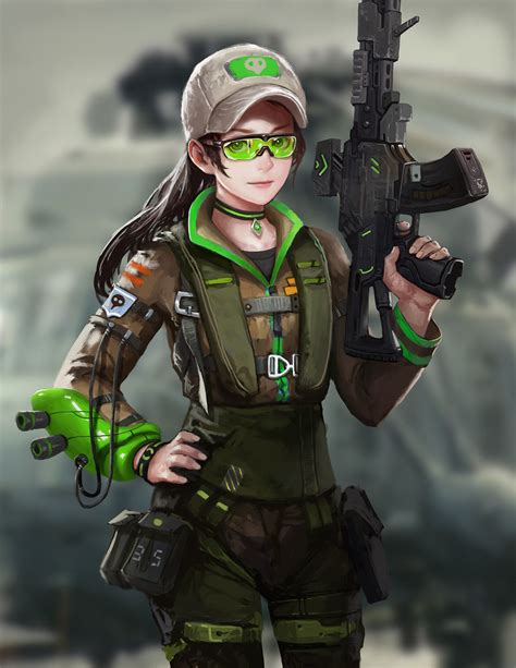 Girl Yang Zheyy Anime Military Manga Girl Military Girl