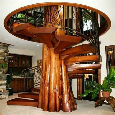 Spiral Tree Staircase In Tree House Stairway To Somewhere