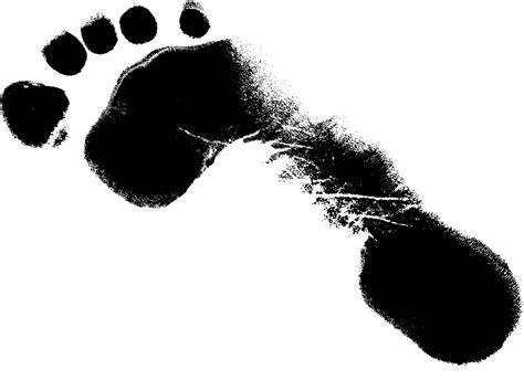 9 Grunge Footprint Png Transparent