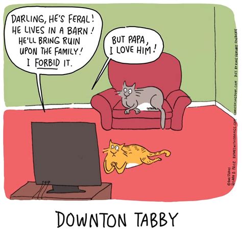 Mystery Fanfare Cartoon Of The Day Downton Tabby