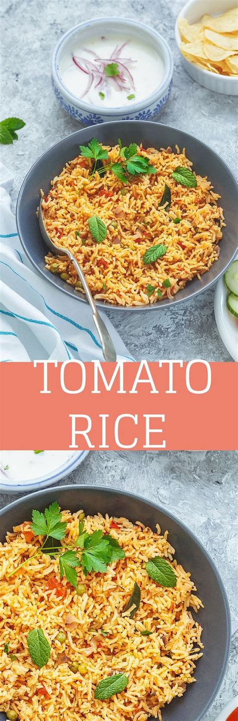 South Indian Tomato Rice Is An Easy One Pot Meal That Does Not Require