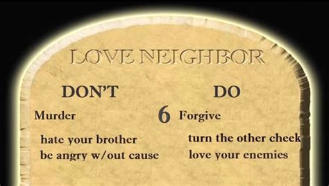 Sixth Love Commandment 10 Love Commandments Website10 Love Commandments Website