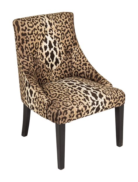 Shop our best selection of animal print ottomans, footstools & poufs to reflect your style and inspire your home. Chair Leopard Print Upholstered Chairs - Furniture ...