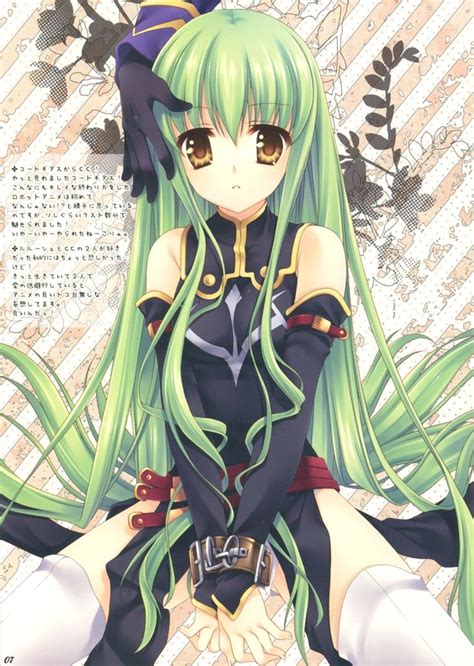 Anime Girl With Green Hair Code Geass Green Hair Cc