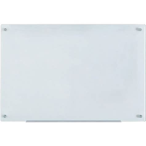 Magnetic Glass Dry Erase Board Set 23 5 8 X 35 1 2 Includes Board 2 Magnets And Aluminum