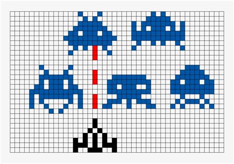 Pixel Art Grid Alien Pixel Art Grid Gallery