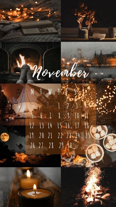November Aesthetic Wallpaper Desktop