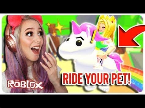 How to get your dream pet on adopt me? How To RIDE Your Pet In Adopt Me!! New Adopt Me Update ...