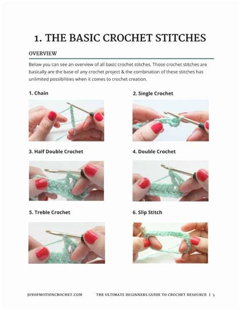The Ultimate Beginners Guide To Crochet Resource Beginner Crochet