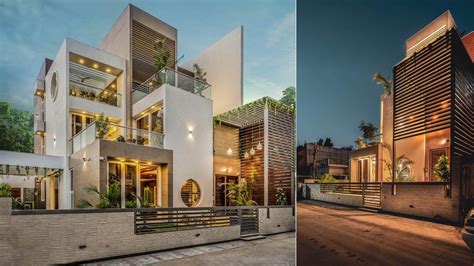 Stepped Cube House In Ahmedabad India Bhouses