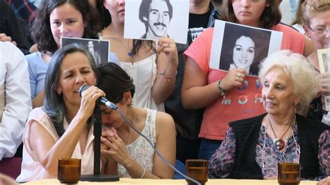 Nieta 126 Restituida Por Abuelas De Plaza De Mayo Se Me Completó La