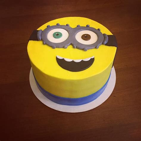 A minion cake makes a perfect celebration cake for kids any age be it a boy or girl. Bob The Minion Cake - CakeCentral.com