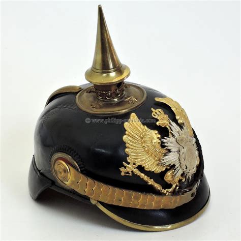 The pickelhaube, plural pickelhauben, is named from the old german pickel, meaning point or pickaxe, and haube, meaning bonnet, a general word for headgear. Schwarzburg-Rudolstadt Pickelhaube für einen Reserve ...