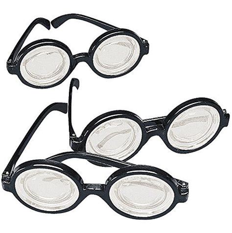 Black Frame Nerd Glasses 12 Pack Plastic Costume Party Favors Find Out More About The