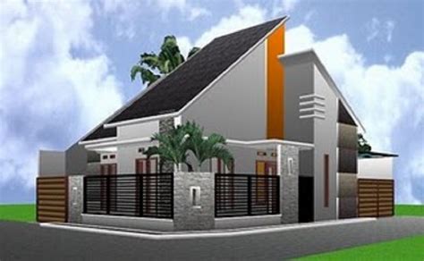 desain atap rumah minimalis miring modern arsitektur home fashion