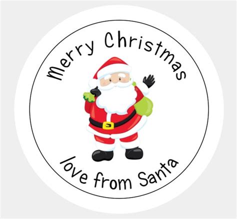 Christmas Present Stickers Secret Santa Sticker Sheet Kids Etsy