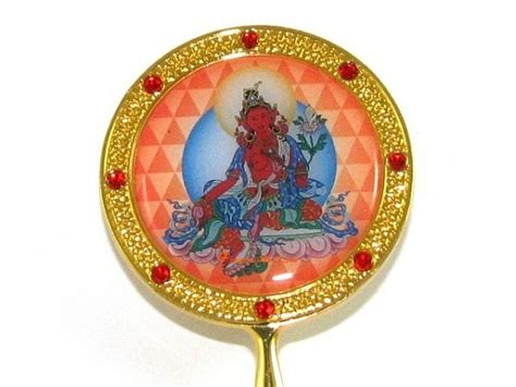 Red Tara Mirror For Authority And Control Spiritual Feng Shui