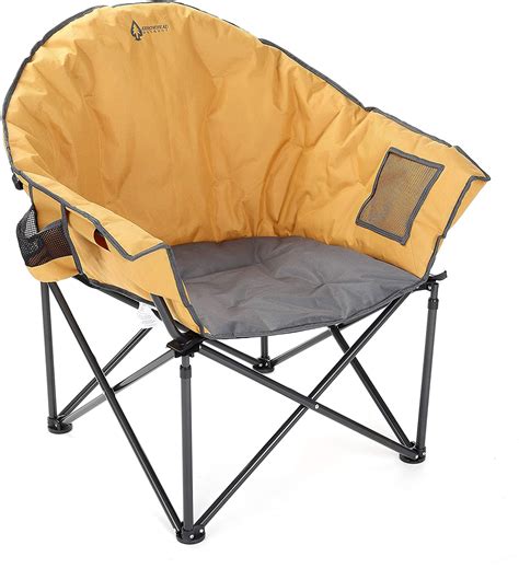 Arrowhead Outdoor Oversized Heavy Duty Club Folding Camping Chair W